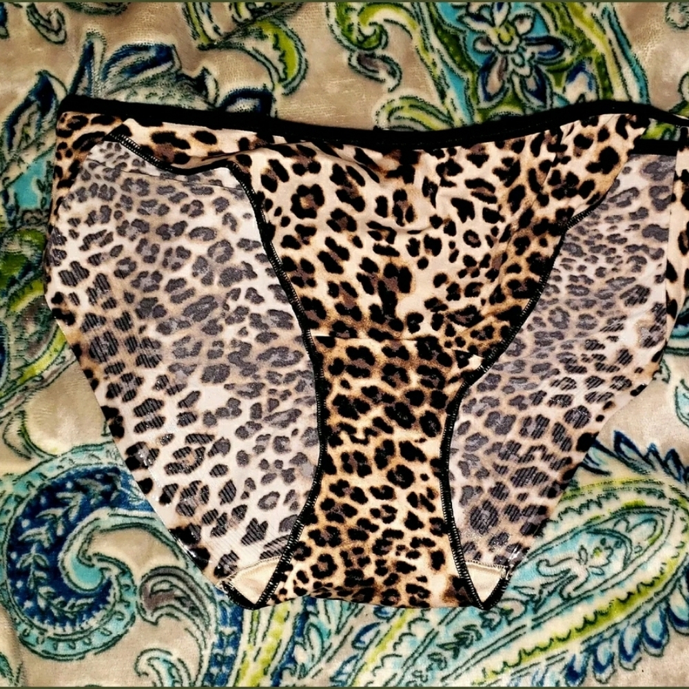 Soma NWT Vanishing Edge Bikini Panty sz L Purrfect